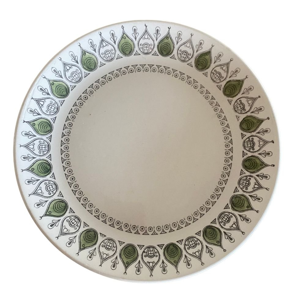 Biltons | "Teardrop" (green) | MisMatched Mosaic Dinner Plate - Chinamania.shop