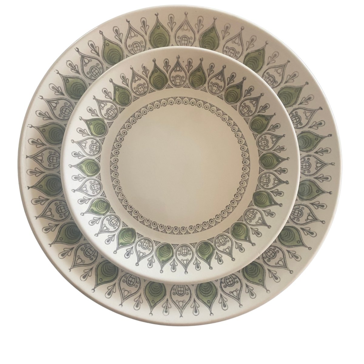 Biltons | "Teardrop" (green) | Mosaic Tableware | Dinner Plate - Chinamania.shop