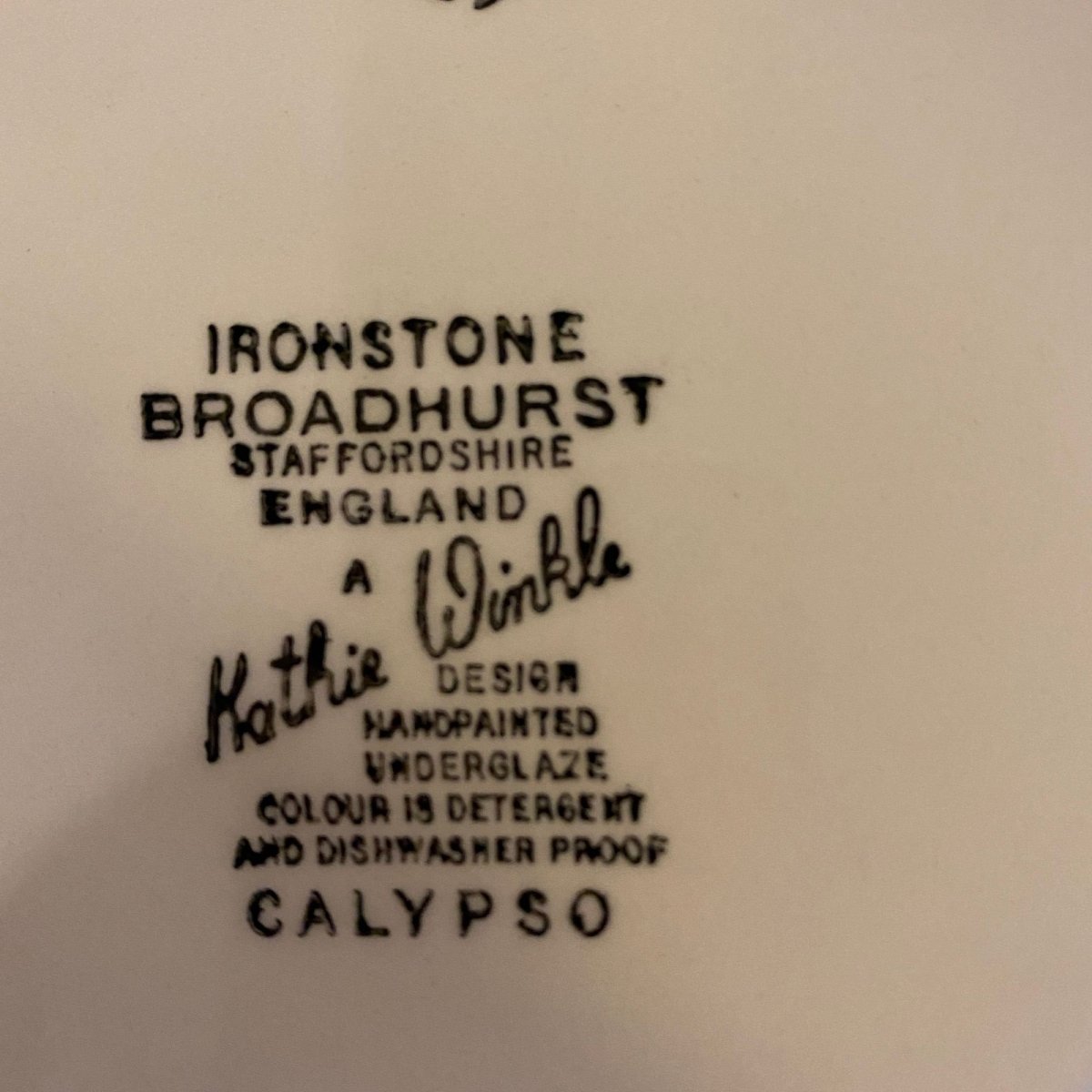 Broadhurst | Calypso | Kathie Winkle | Retro Tableware