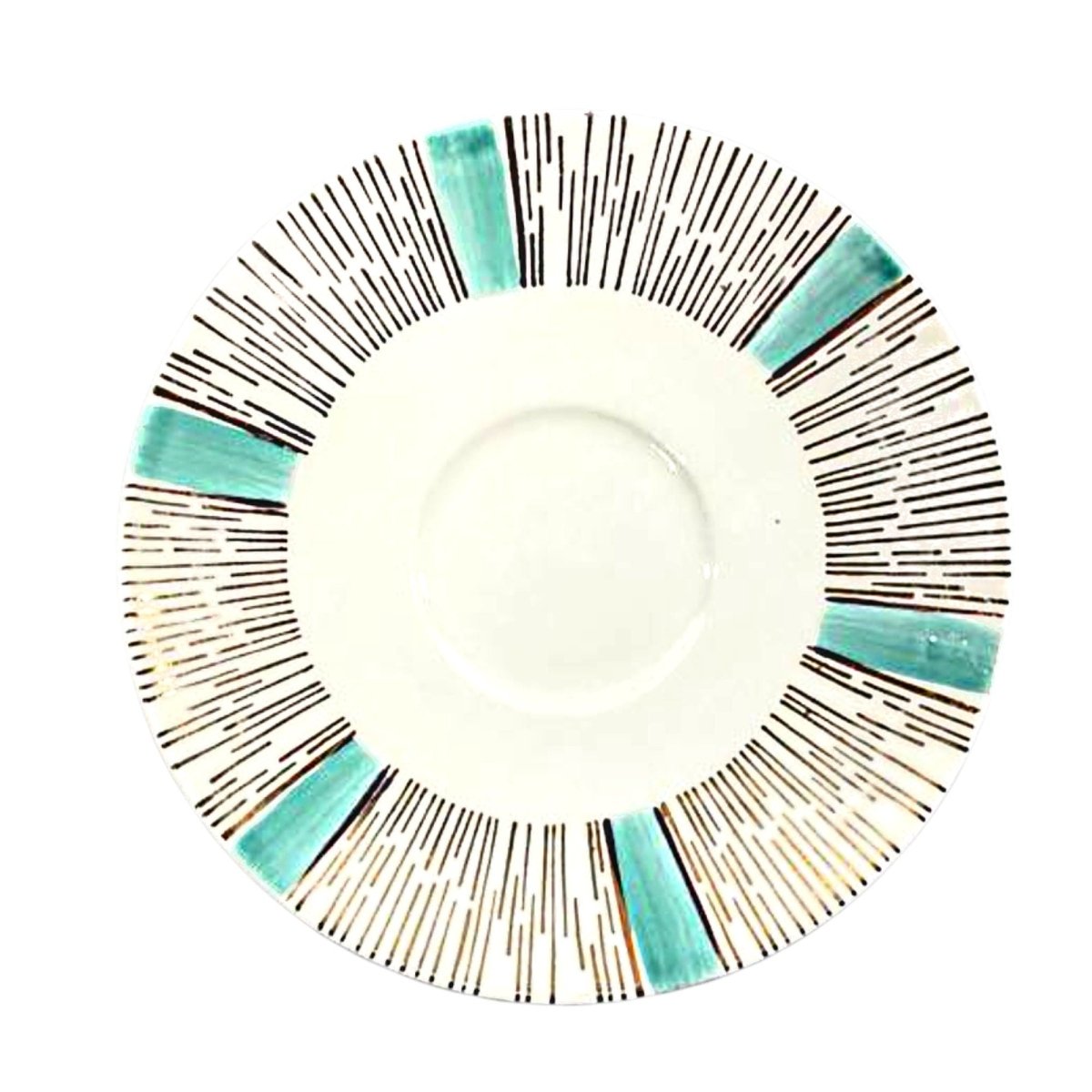 Broadhurst | Kontiki (turquoise) | Kathie Winkle | Retro MisMatched Mosaic Tableware, Vintage Cups & Saucers - Chinamania.shop