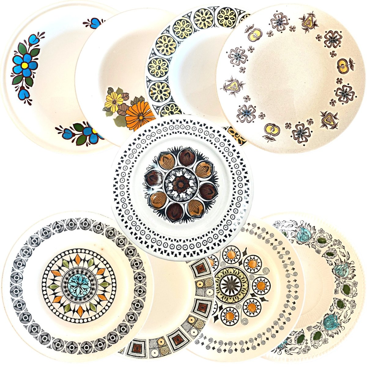 Broadhurst | Renaissance | Kathie Winkle | MisMatched Mosaic Side Plate - Chinamania.shop