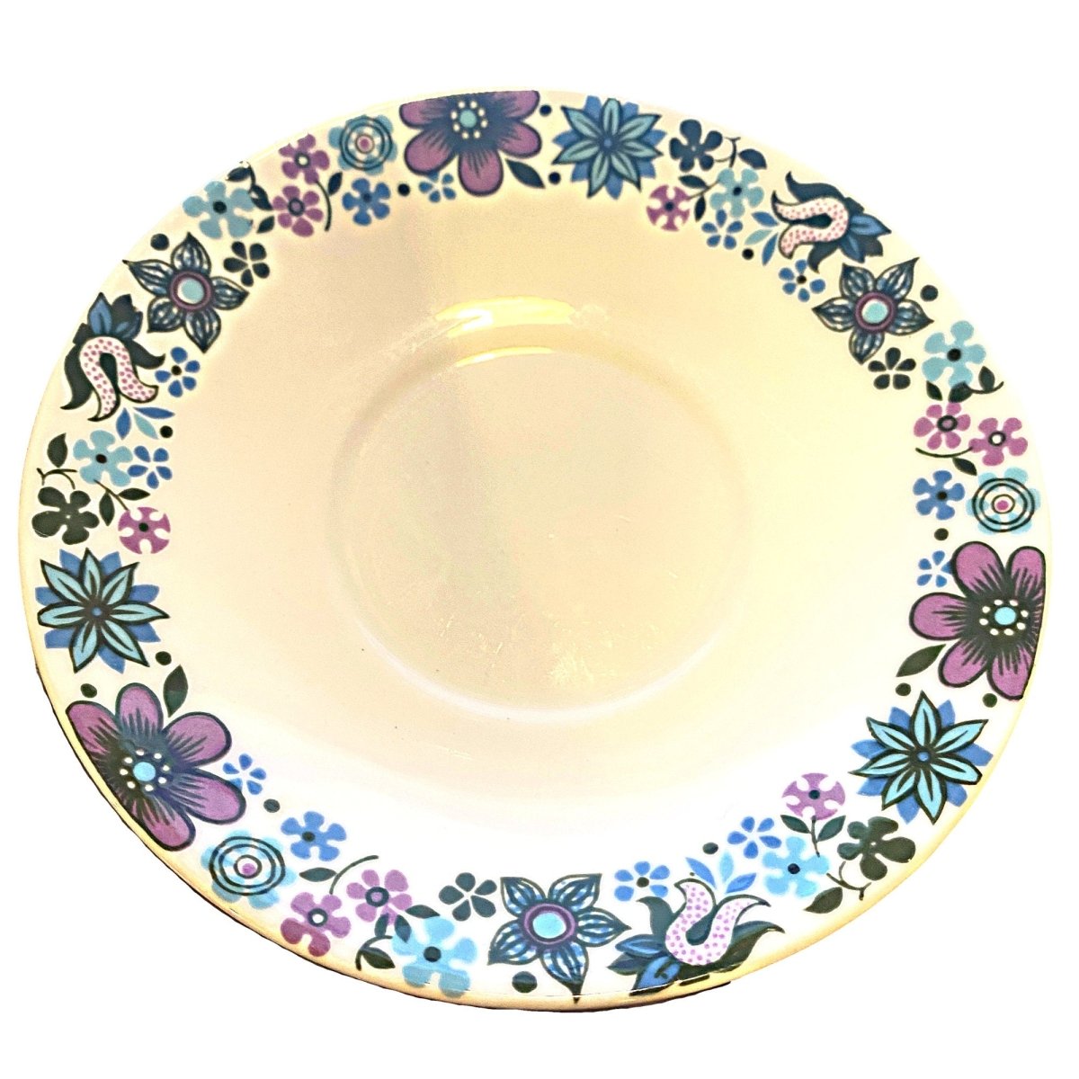Elizabethan | Carnaby (blue/purple) | Retro MisMatched Mosaic Tableware, Vintage Cups & Saucers - Chinamania.shop