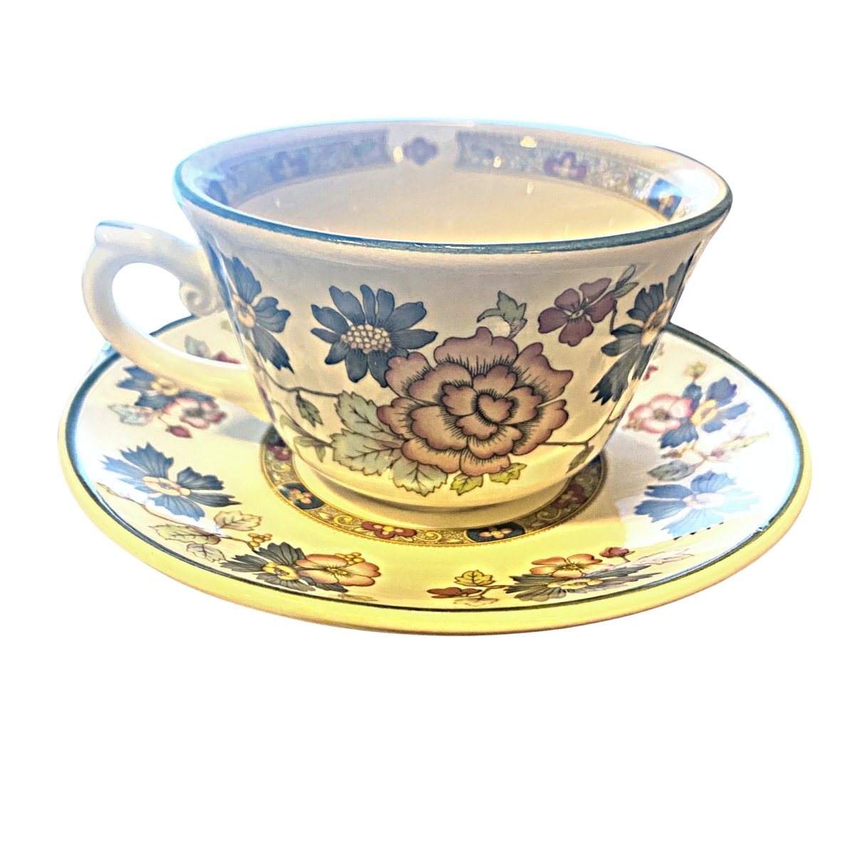 Franciscan | Orient Dynasty Collection | Vintage Floral transferware | Cup & Saucer