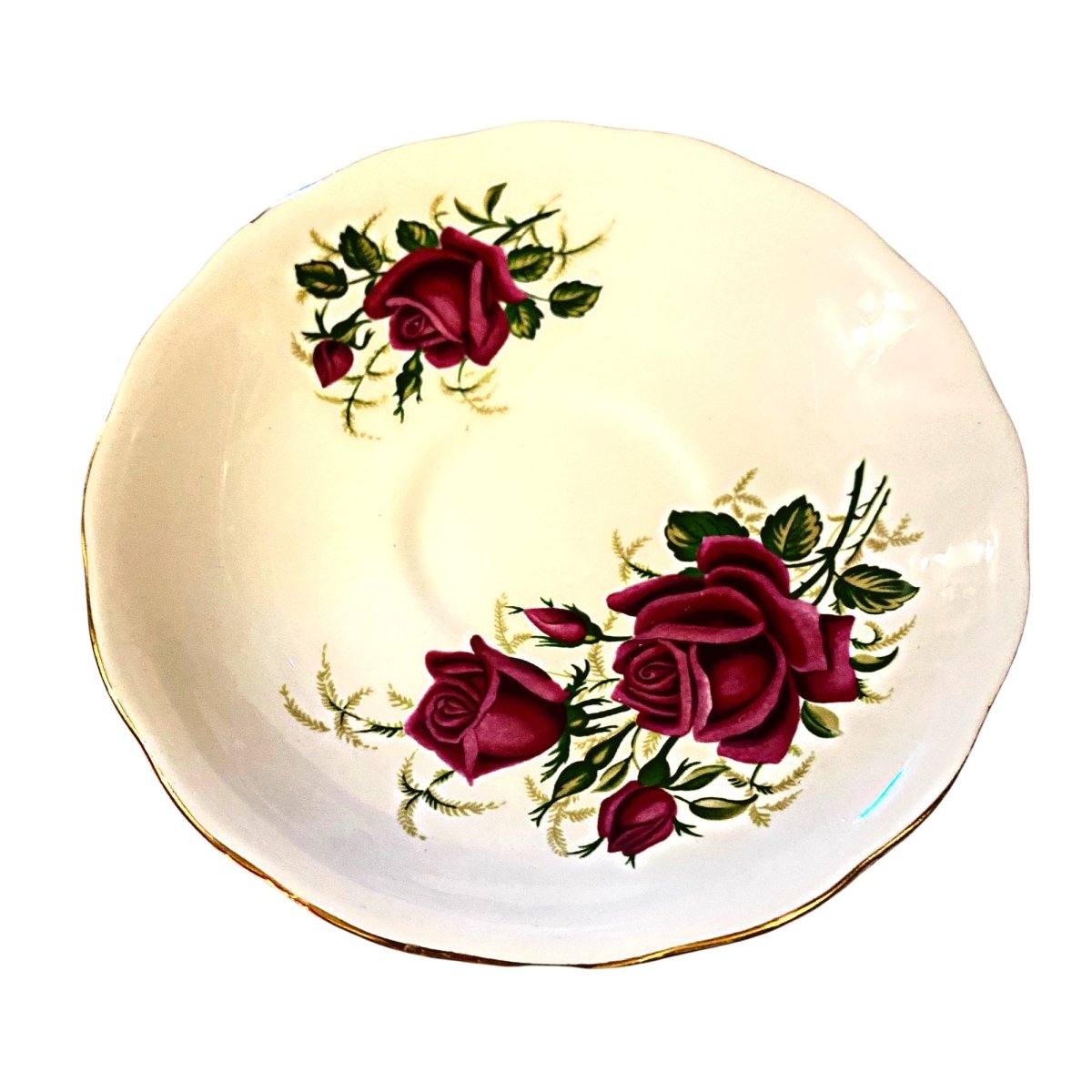 Gainsborough | Red Rose Decor | Staffordshire | c. 1940s - Chinamania.shop