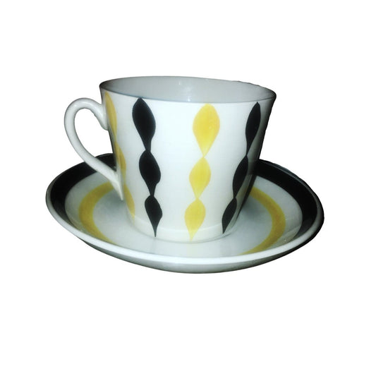 Gefle U.E. | Bonny (gul) | Model AU | Arthur Percy tea cup c.1950s - Chinamania.shop