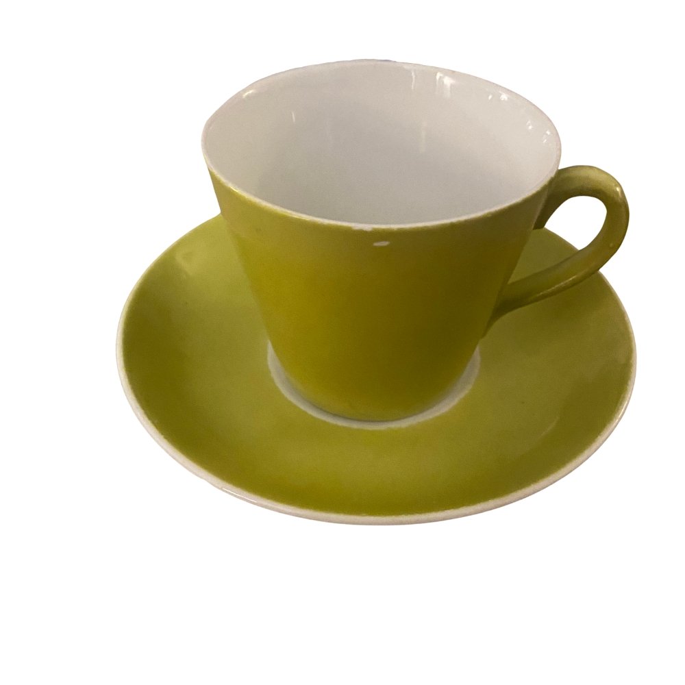 Gefle U.E. | Fonda (ljus grön) | Ringström | Percy | AU Coffee Cup c.1958-67 - Chinamania.shop