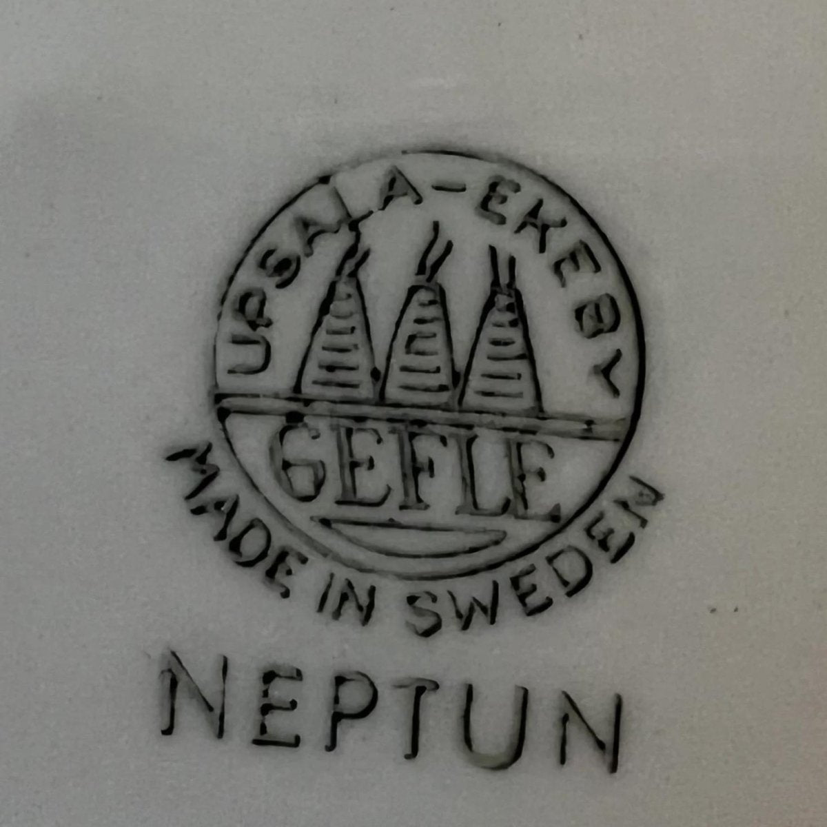 Gefle U.E. | Neptun (gul) | Side Plate - Chinamania.shop