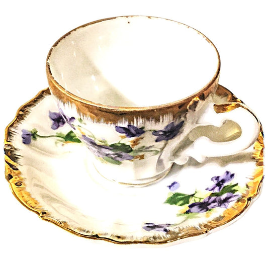 Lucky | Gold spray floral Pansies | Miniature (China) - Chinamania.shop