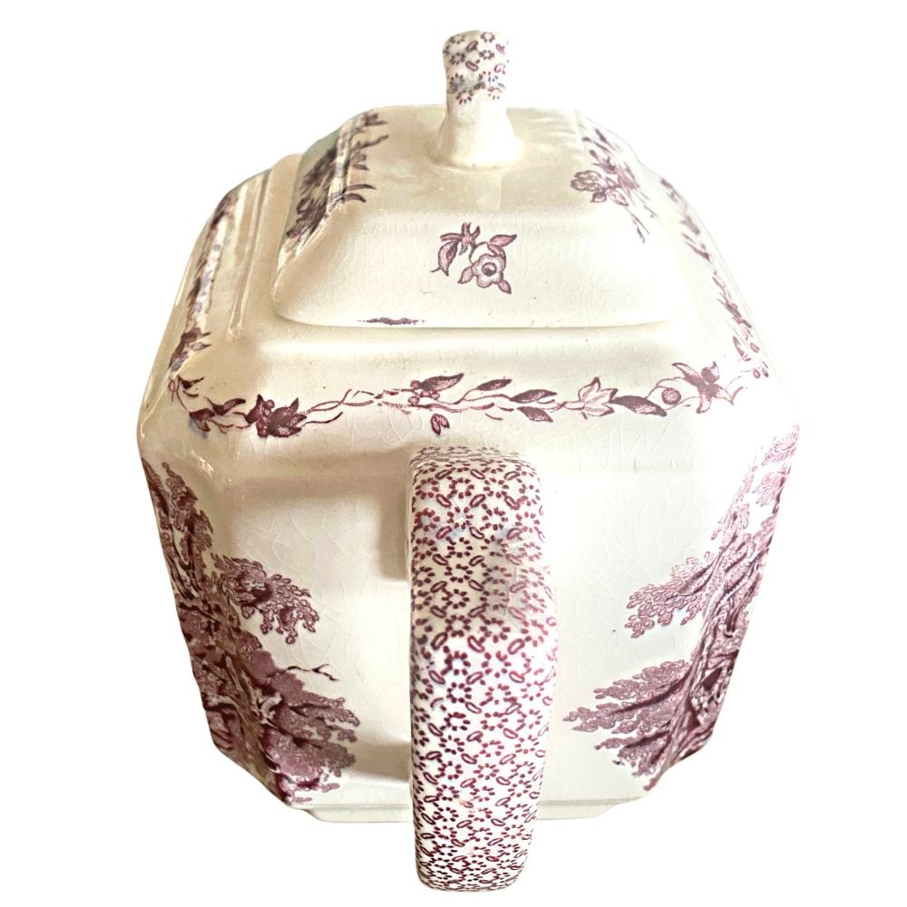 Masons | Watteau (purple) | Full Size Teapot - Chinamania.shop