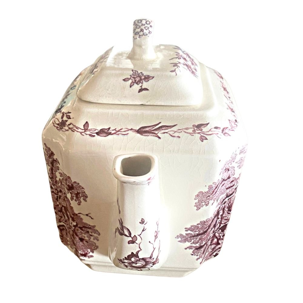 Masons | Watteau (purple) | Full Size Teapot - Chinamania.shop