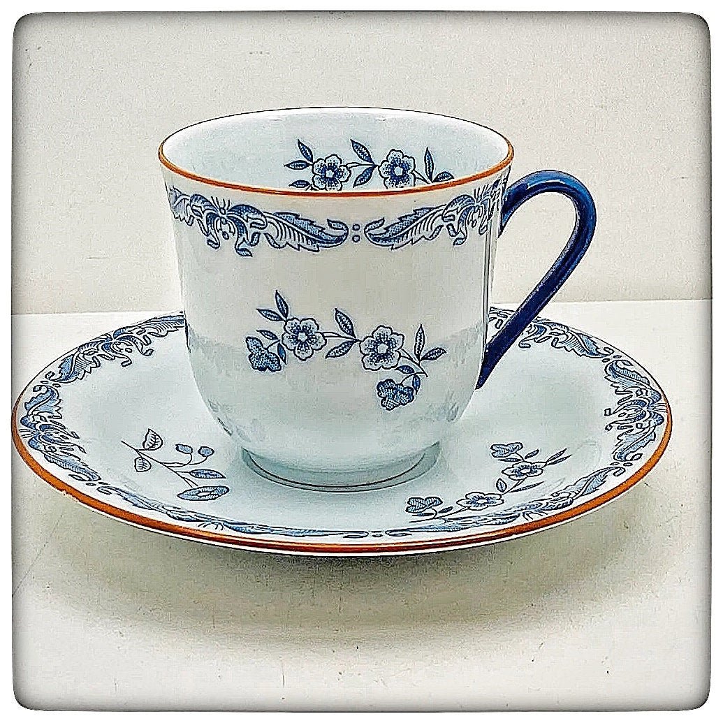 Rörstrand | Classic | OstIndia | blue-white porcelain | demitasse duo - Chinamania.shop