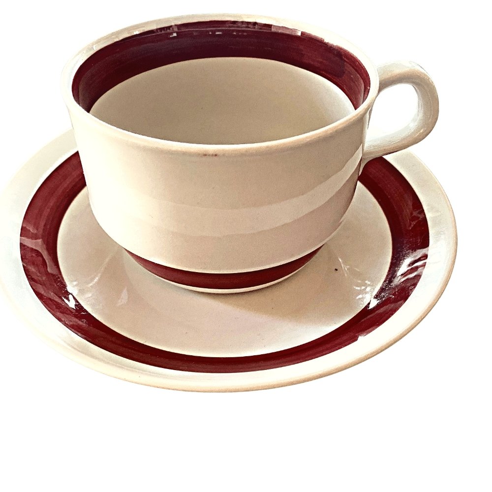Rörstrand | Duo (röd) | Model SF | Tea Cup - Chinamania.shop