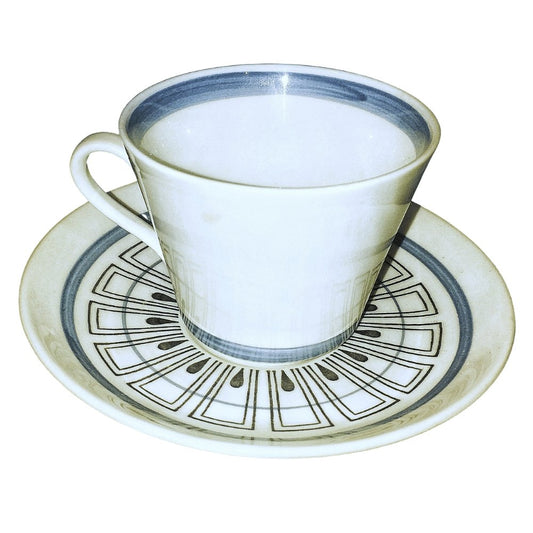 Rörstrand | Mystery Geometric (blå) | Model VB | Tea cup - Chinamania.shop