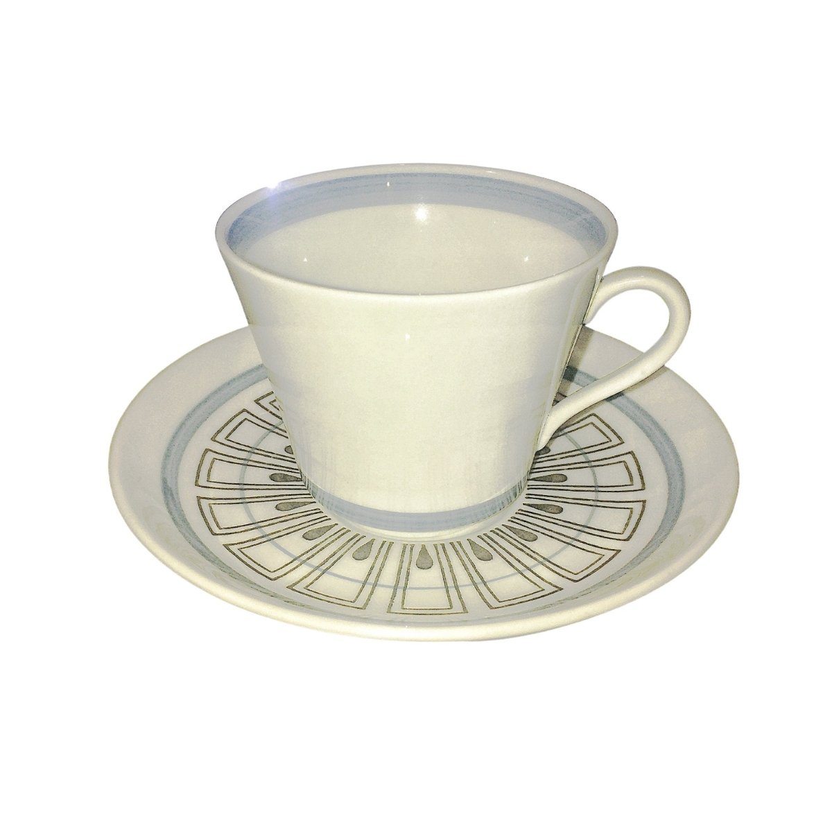 Rörstrand | Mystery Geometric (blå) | Model VB | Tea cup - Chinamania.shop