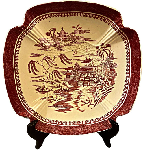W.T. Copeland | Antique | Willow Mandarin | Serving Plate c. 1887 - Chinamania.shop